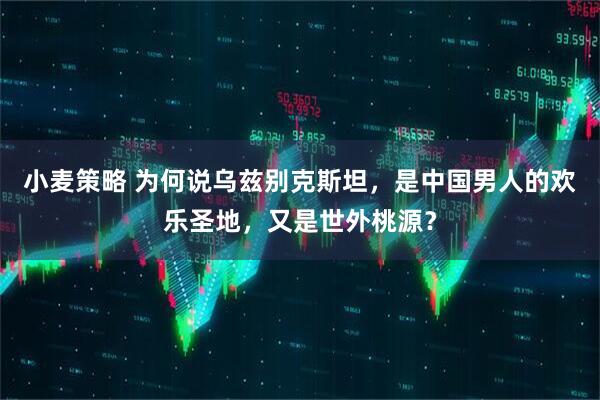 小麦策略 为何说乌兹别克斯坦，是中国男人的欢乐圣地，又是世外桃源？